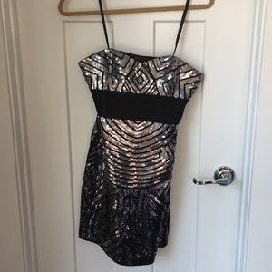BCBGMAXAZRIA sequin dress